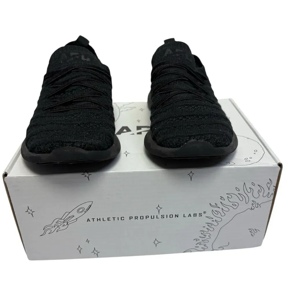 APL TechLoom Wave Kids Black Slip On Sneakers Size 10 Toddler Athleti‎